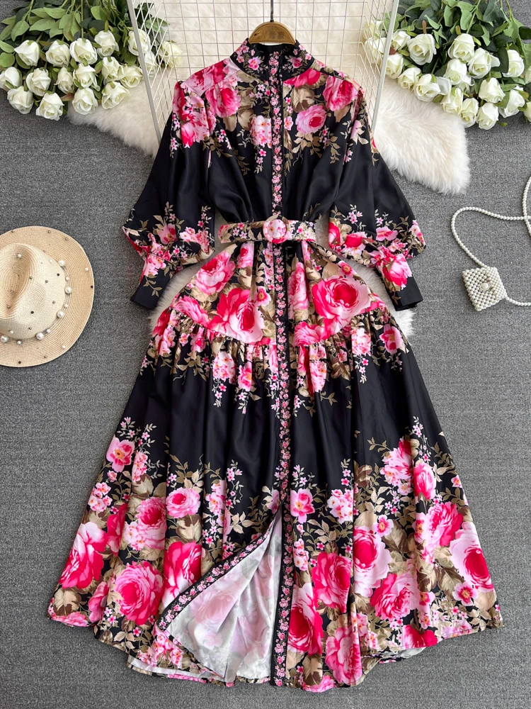 2025 Vestidos De Mujer Summer Dresses Women Print Floral