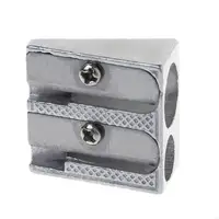Magnesium Pencil Sharpener, Kum Magnesium Pencil Sharpener, Kum 2-Hole Pencil Sharpener Magnesium Alloy Wedge Profile, Metal Pen 3