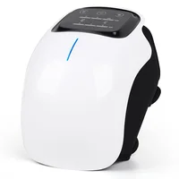 Smart cordless knee massager with vibration for joint relief.