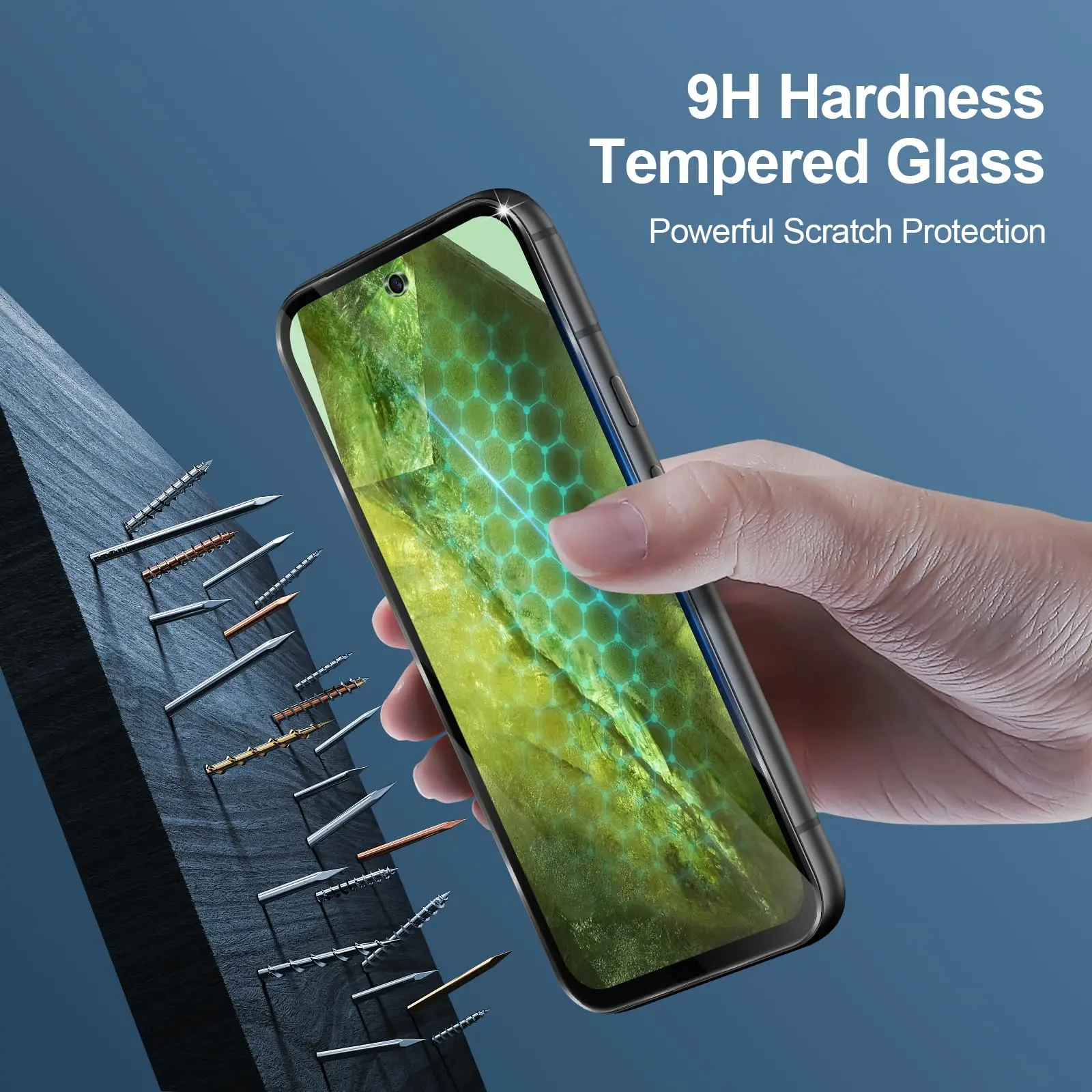 Premium Tempered Glass Screen Protector - Crystal Clear HD, Anti-Scratch, 9H Hardness