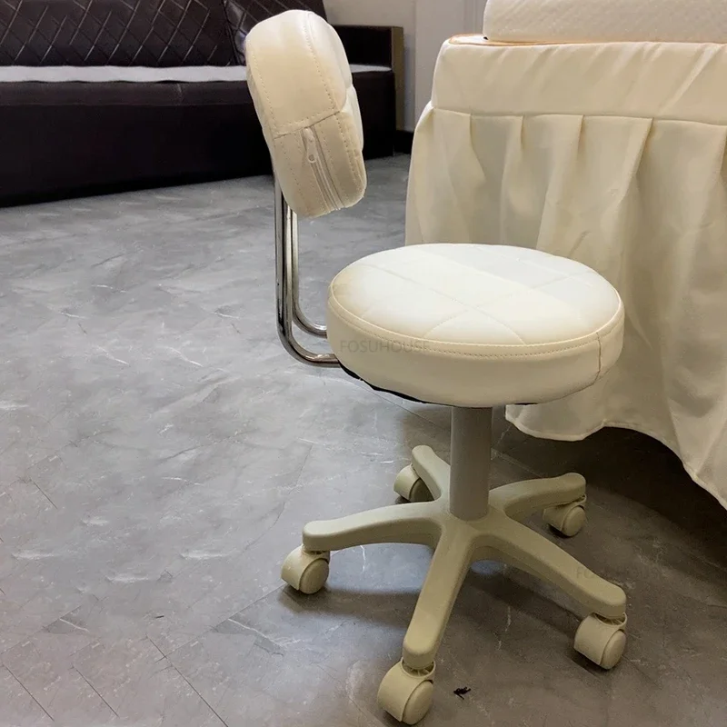 Beauty Salon Chair Simple Barber Chairs Beauty Salon Special Lifting Swivel Chair Barber Shop Round Stool Modern Salon Furniture Home Makeup Chair
