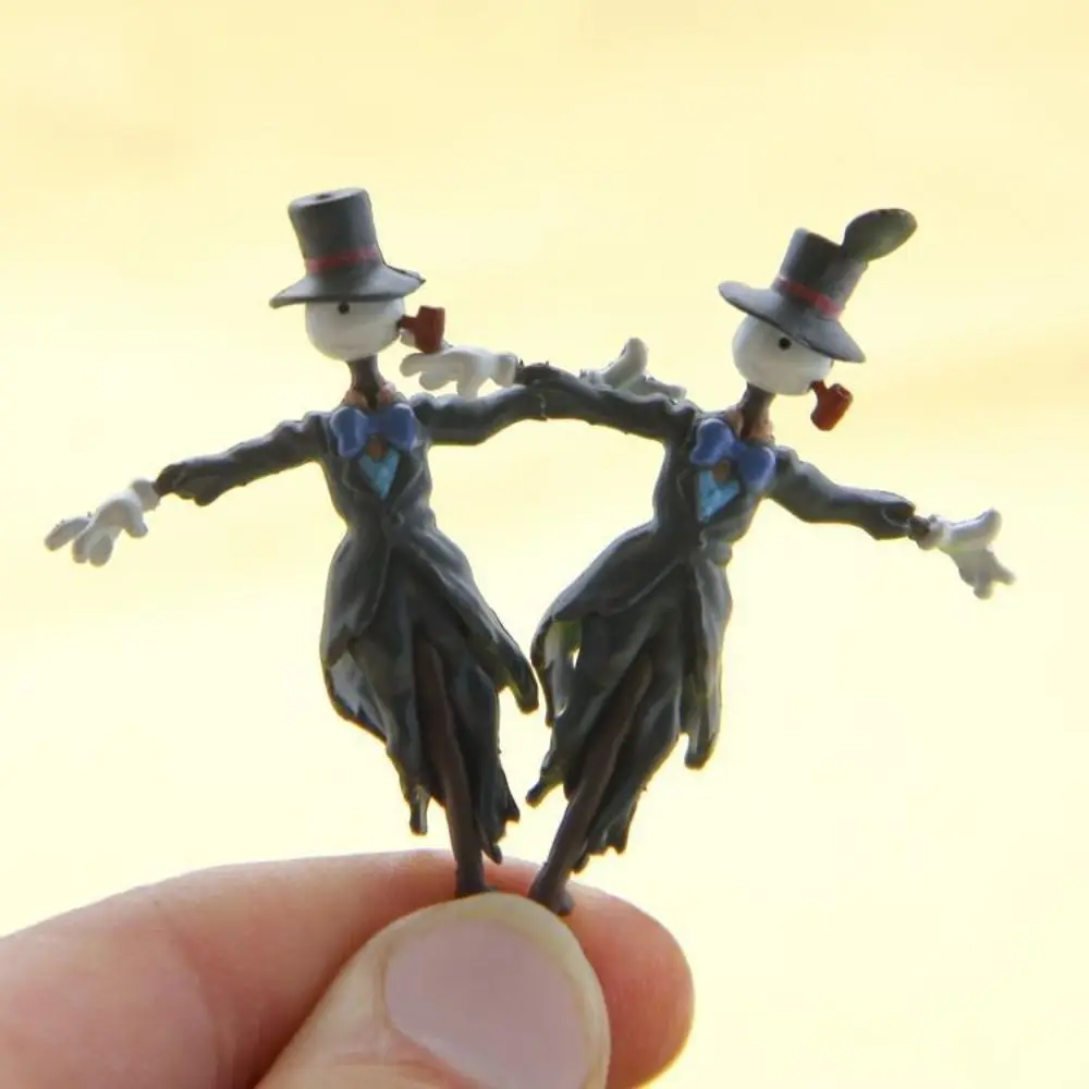 Cartoon Mini Scarecrow Statue Funny Resin Landscape Decoration Cute Doll Figurine Toy Ornaments DIY Garden Miniatures ornament crafts miniature figurines resin ornaments miniature ornament resin crafts