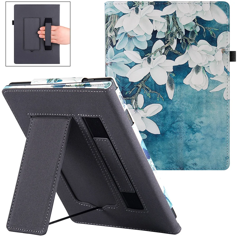 Stand Case para Onyx Boox Tab Mini c Onyx Tab8 c Couro pu Capa de Manga Folio com Alça de Mão Auto Dormir And Wake Novo