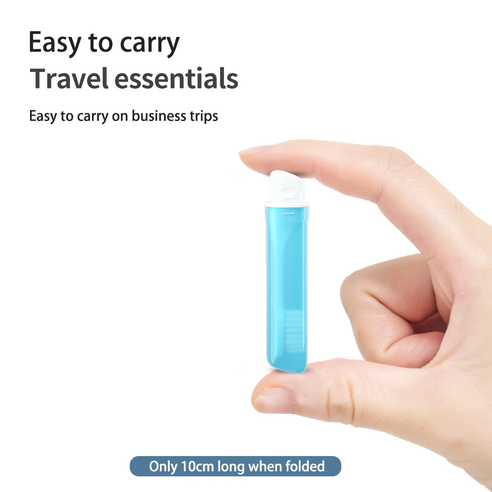 Mini Travel Toothbrush Foldable Portable Small Dental Brush
