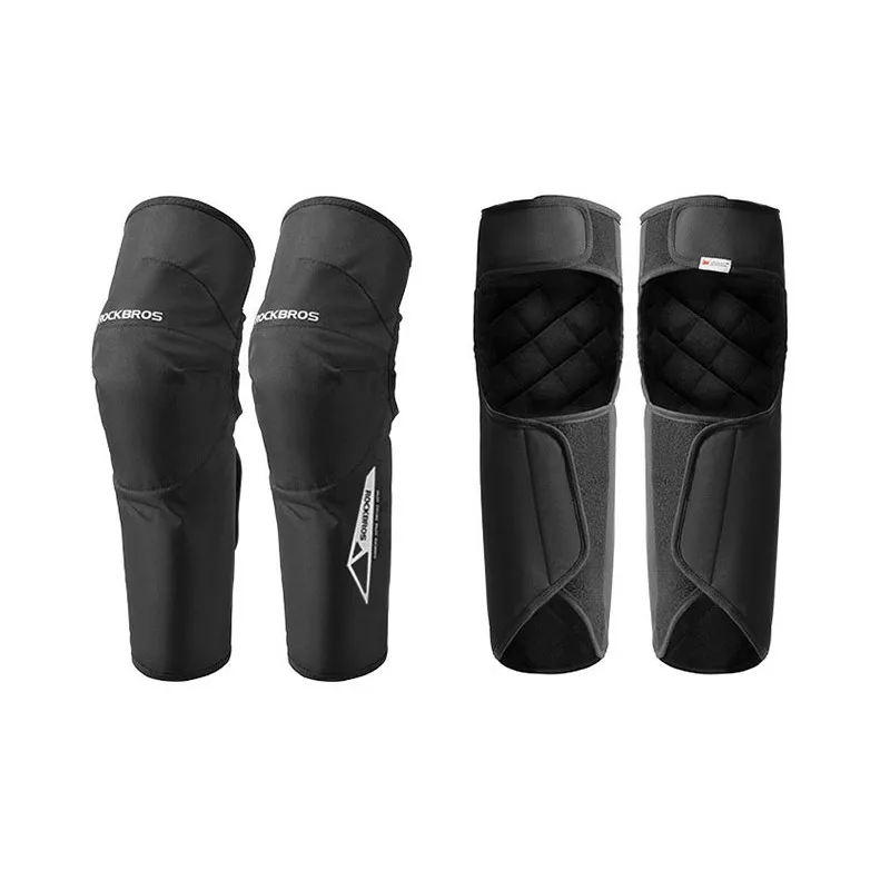Genouillères Thermiques ROCKBROS Moto Vélo - Polaire Coton - Taille