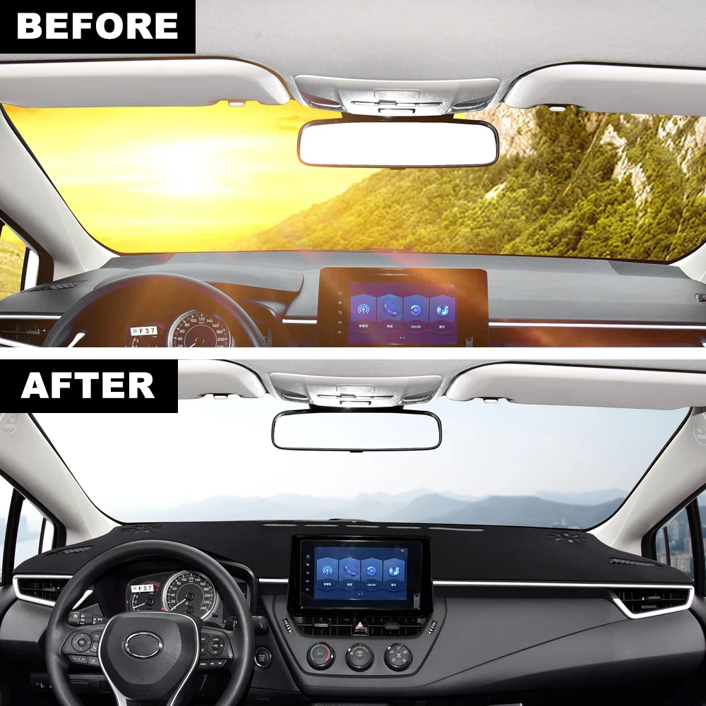 وسادة غطاء لوحة عدادات الفانيلا العلوية مانعة للإن...