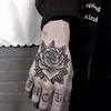 Waterproof Temporary Tattoo Sticker Rose Flower Hand back tatto Art  flash tatoo fake tattoos for women men 1