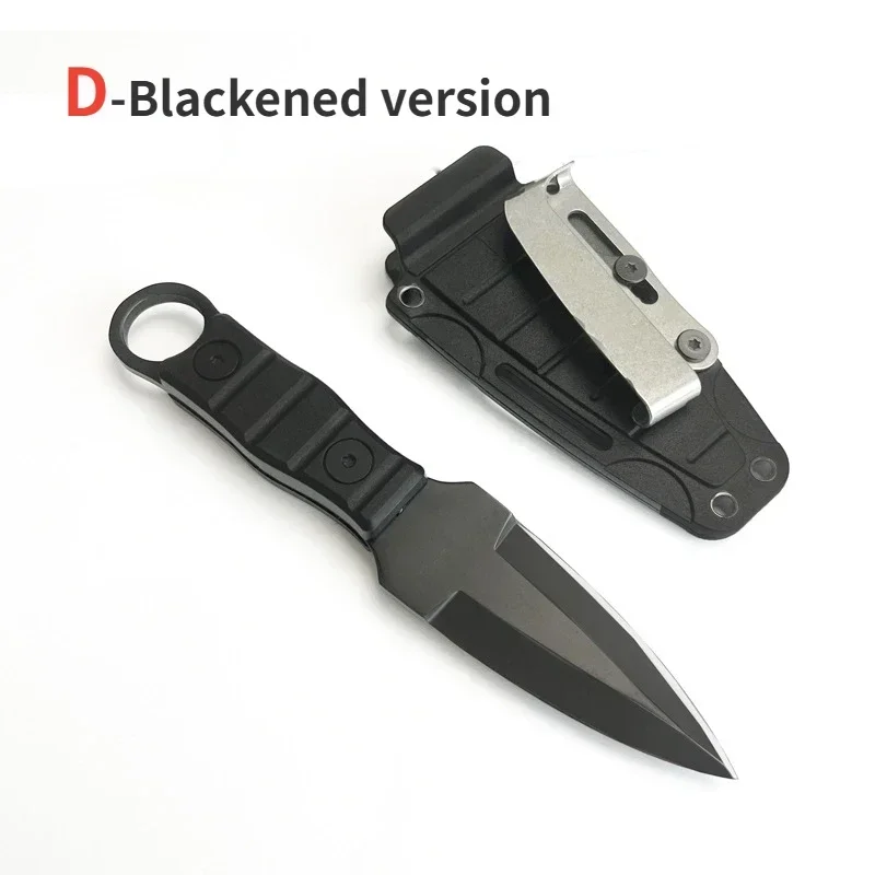 S9a02e2201fc84d2ba8aa91afe1884aad9 New Pocket knife Outdoor small straight knife,utility knife +K sheath, high hardness survival knife, camping EDC tool portable Mallzona