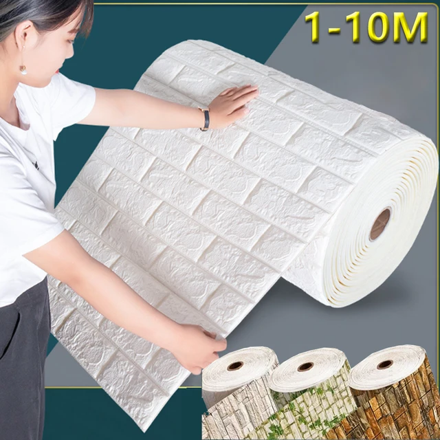 70ซม.x 1/2/3/5/10Mห้องครัวPVCตกแต่งห้องนอนห้องนั่งเล่นสติ๊กเกอร์ติดผนังกันน้ําสําหรับห้องเด็กวอลล์เปเปอร์สติกเกอร์บ้าน 1