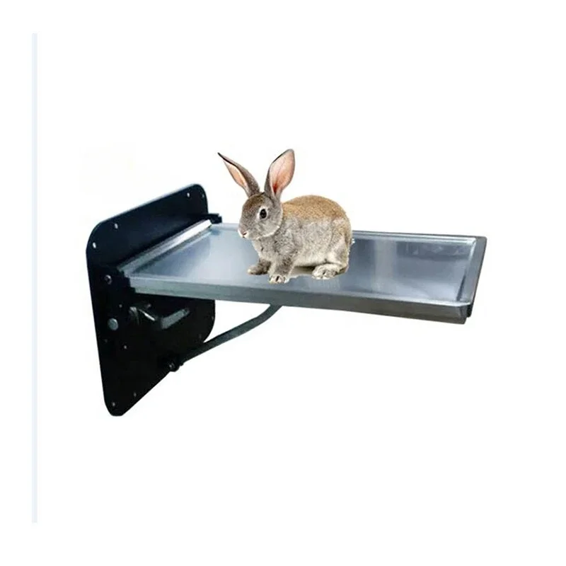 

Stainless steel folding table wall mounted