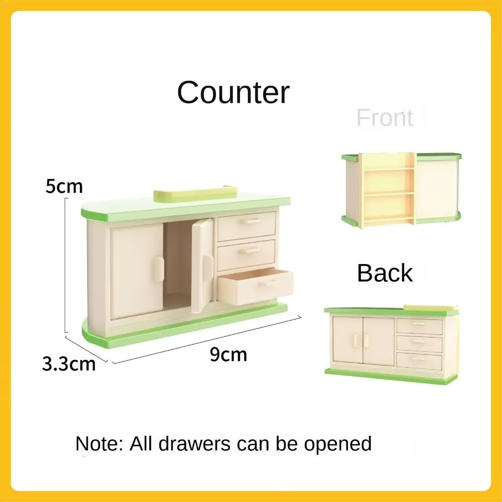 ABS Dollhouse Miniature Furniture Accessories