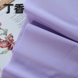 Pure Cotton Fabric in Solid Color - 140x50cm Plain Weave for DIY Craft and Sewing Projects (Lilac)