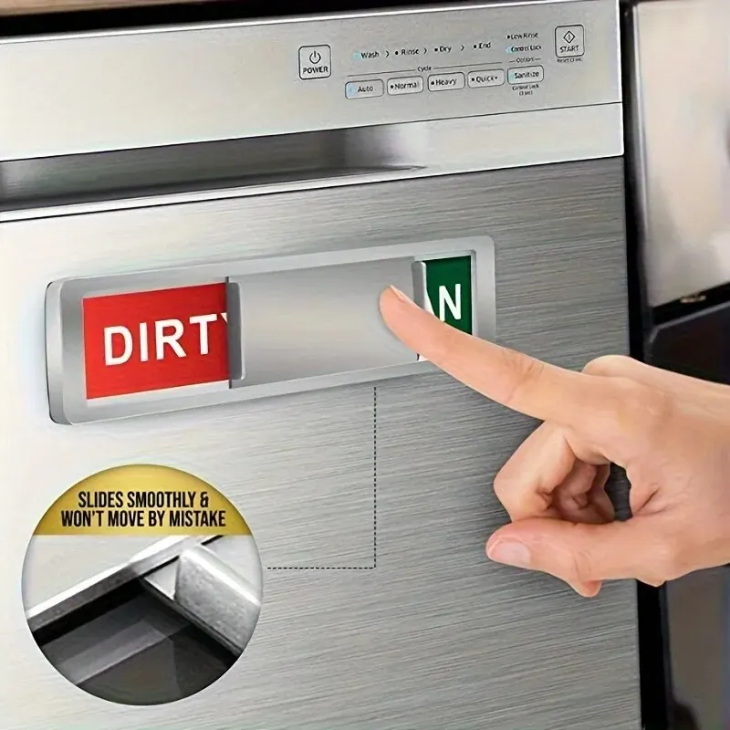 1 PCs Dishwasher Magnet Clean Dirty Sign for Dishwasher Or Refrigerator Magnetic Clean Dirty Magnet Indicator Marker magnetic fridge magnets,magnetic fridge stickers,refrigerator decor,dishwasher magnet