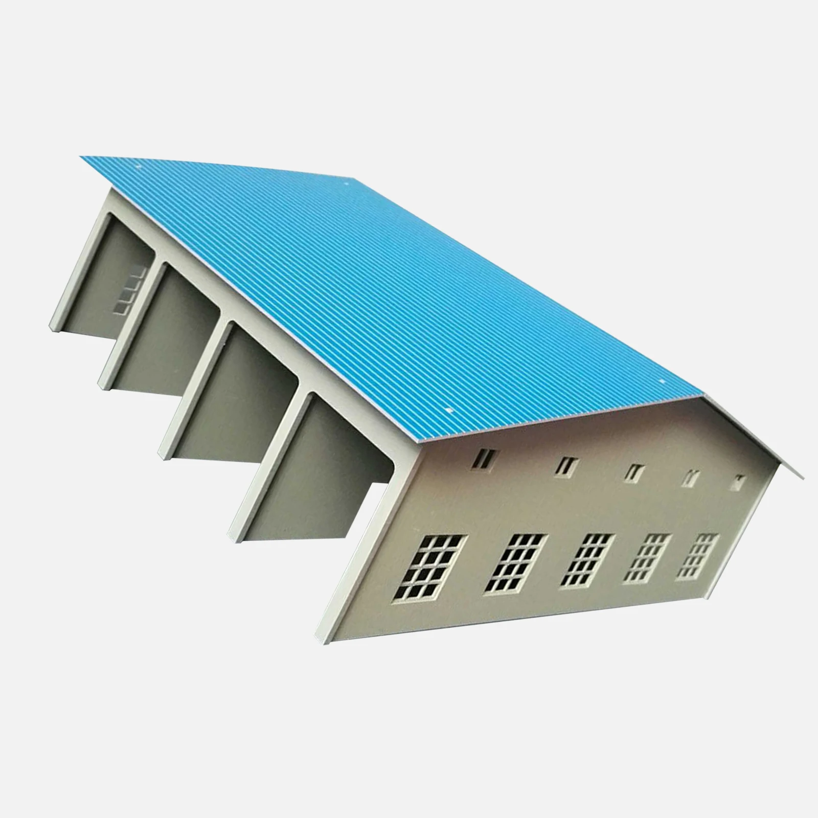 새로운 HO 체중계 철도 레이아웃 모델 세트, 기차 트럭 창고 기관차 창고 플라스틱 DIY 모델링, 취미 장난감, 성인 선물