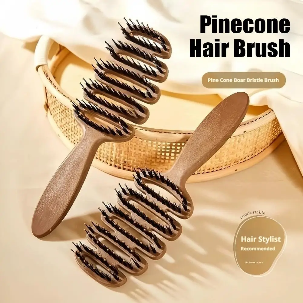 Hollow Scalp Massage Hair Brush – Anti-static Detangling & Fast Drying Styling Tool