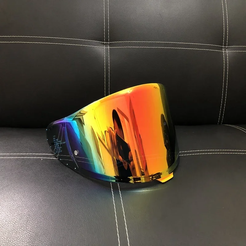 Rf-1400 Lente Visiera Casco Adatta A Shoei Rf1400 Cwr-F2 Nxr 2 Rainbow Orange