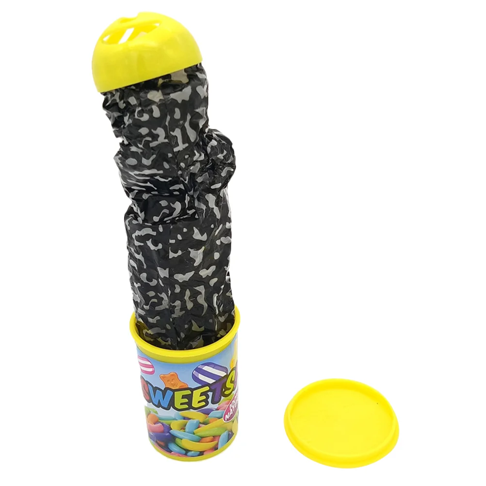 

Trick Gag Toy Shocking Pranks Funny Surprise Gag Toy Jump Spring Snake Toy Surprise Toy Kids Gift Candy Can Toy Prank