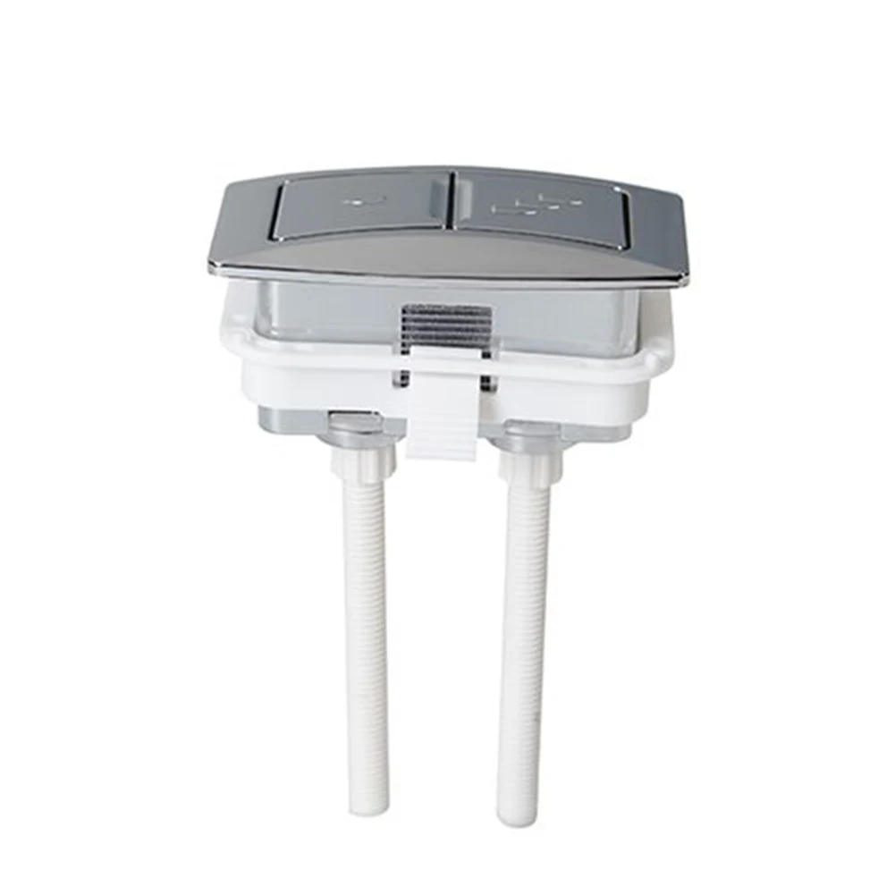 

Toilet Drain Valve Dual Flush Tank Button Rectangular Toilet Water Saving Valve Drain Switch Button Bathroom Accessories