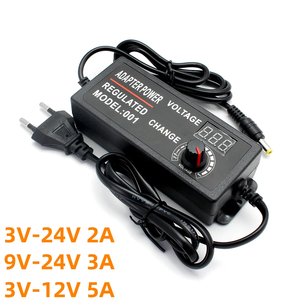 Alimentatore Regolabile Ac Dc 3V 9V 12V 24 V Schermo Di Visualizzazione Del Trasformatore 9 12 24 V Trasformatori Volt 220V A 12V 24 V Alimentatore