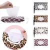 Leopard/Zebra Printing Style Wet Wipes Bag EVA Baby Wet Wipe Pouch Flip Cover Snap-Strap Tissue Box Reusable Useful Tissue Box 1