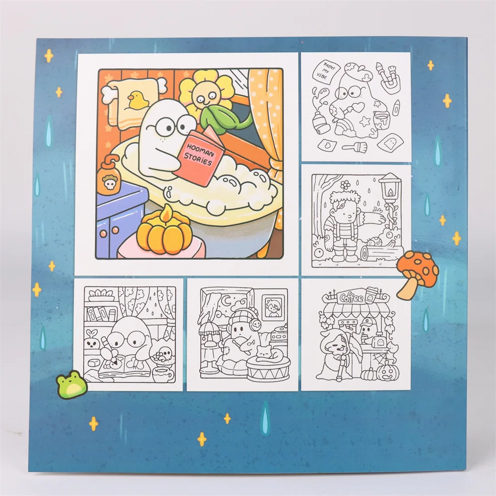 كتاب تلوين جديد للبالغين والمراهقين يتميز بمخلوقات...