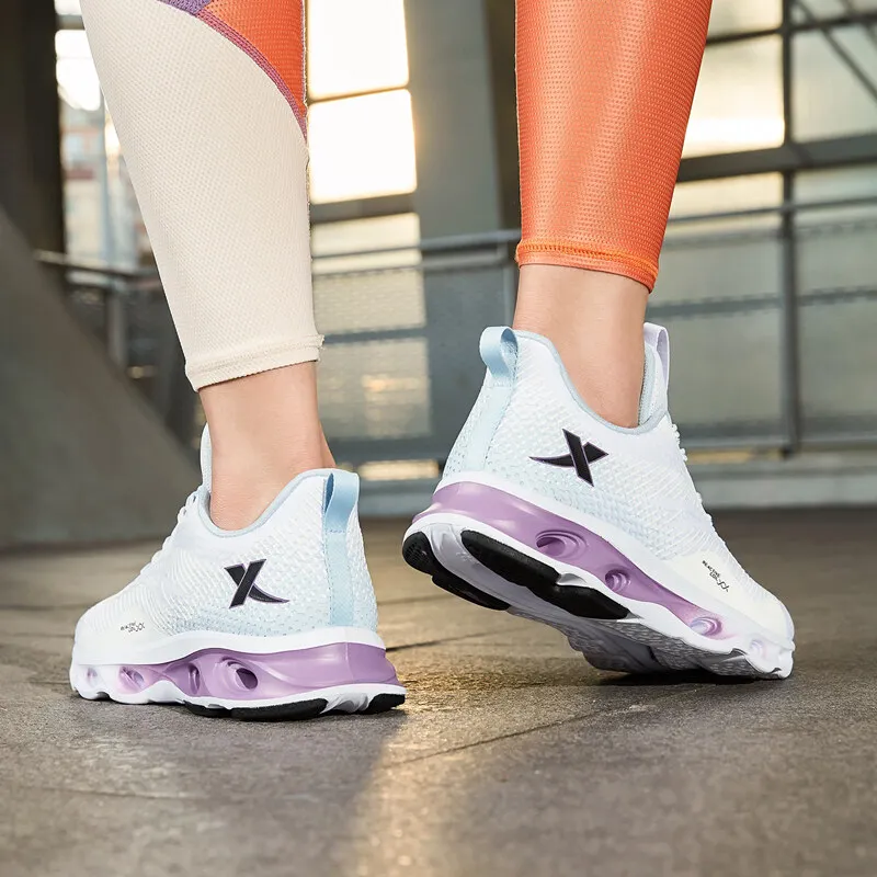 Running Shoes Women Sneakers Xtep Reactive Coil Women Running Shoes Shock Absorption Sports Shoes Female Casual Light Weight Women's Sneaker 879118110076