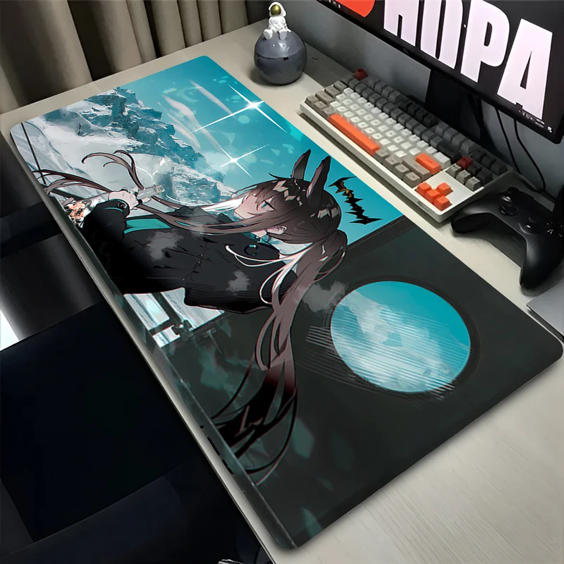 Anime Mouse Pad Gamer Computer Accessories Rubber Desk Mat Arknights ...