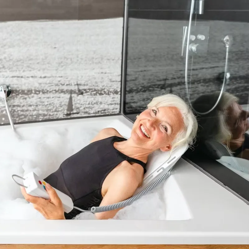 Reclining Electric Auto Bath Lifter & Tub Chair Lift,Dive Bath Lift Chair, Bathtub Seat Transfer Chair with Open Seat Design 5