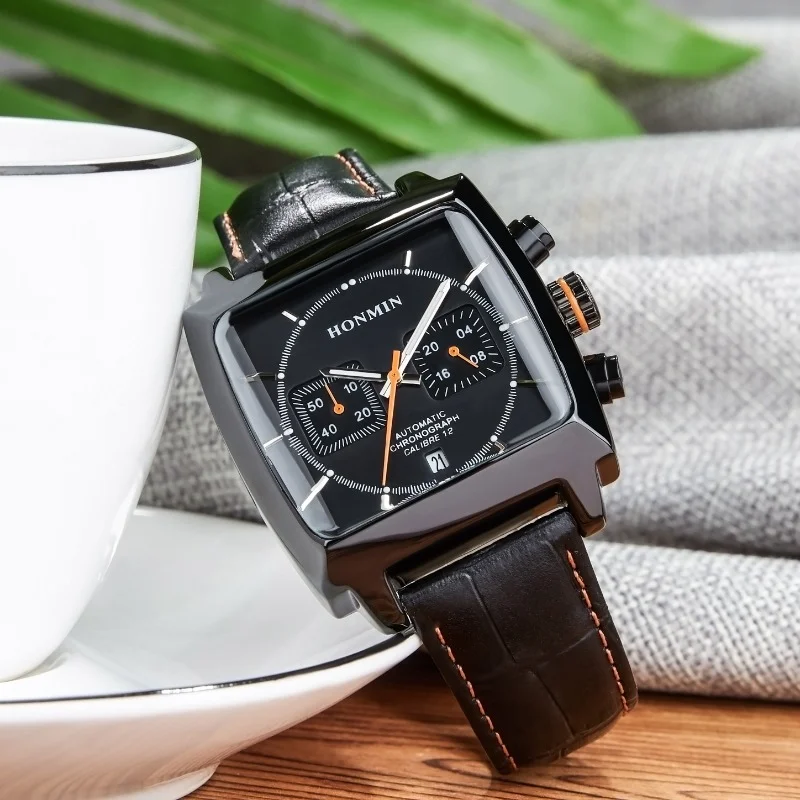 Men's casual sports watch, luminous waterproof calendar watch present for friends workmates parents.