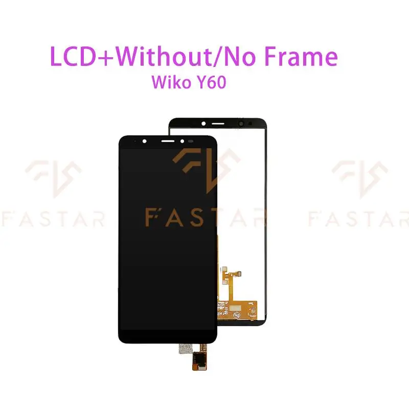 Tested For Wiko Y80 Y81 Y60 LCD&Touch Display Digitizer Assembly Replacement Parts Phone Sensor Screen Wiko Y80 Y81 Y60 LCD