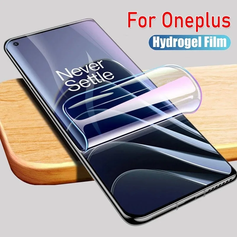 

Полностью Гидрогелевая пленка для Oneplus 9 10 Pro 8T 9R 9E 9RT 10R 10T 11R, Защита экрана для Oneplus Nord CE 3 2 Ltie N10 N100 N200 N300