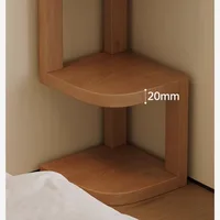 Table de chevet moderne minimaliste en bois avec 2 tiroirs de rangement, meuble de chambre à coucher, tables de chevet en bois pour chambre à coucher 5