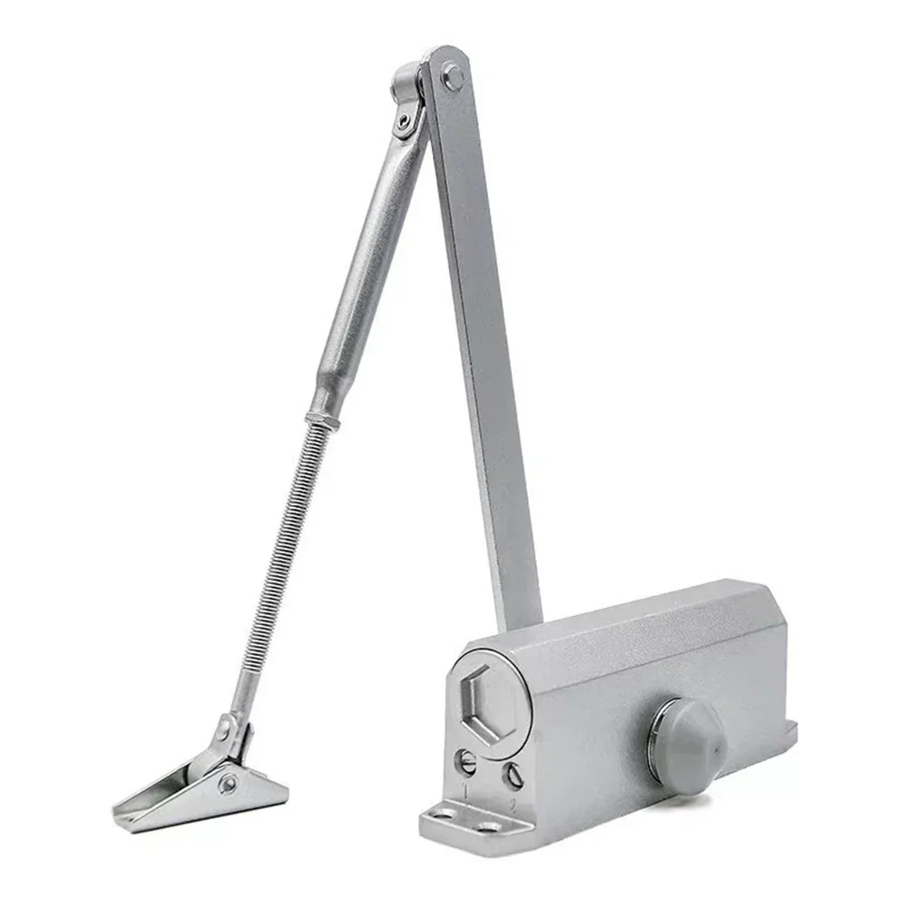 25-85KG Closing Automatic Door Closer Hydraulic Adjustable Speed Positioning Door Stop Protective Holder Hardware 1PCS door stopper door closer