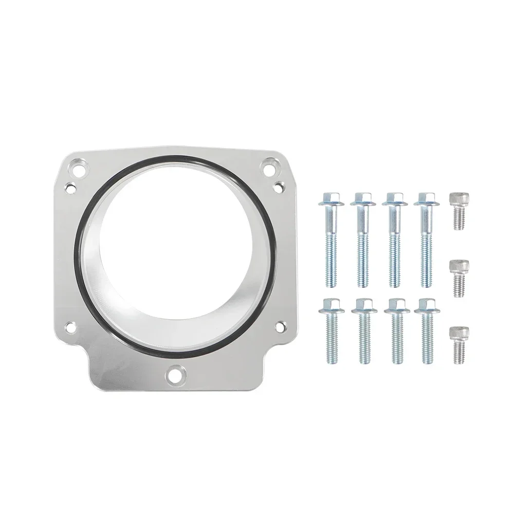 Throttle Body Adapter Plate 551513 LS1 75mm 3 Bolts to 4 Bolts 92mm LS3 LM7 LR4 LQ4 LS6 L59 LQ9 LM4 L33 LSX 4.8L 5.3L 5.7L 6.0L