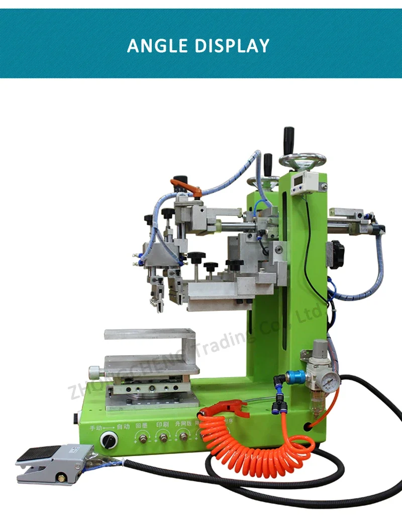 220v Electric Screen Printing Machine Semi-automatic Pneumatic Desktop High-prec