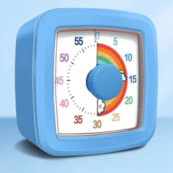 Children's Time Management & Focus Aid Learning Clock (Blue)