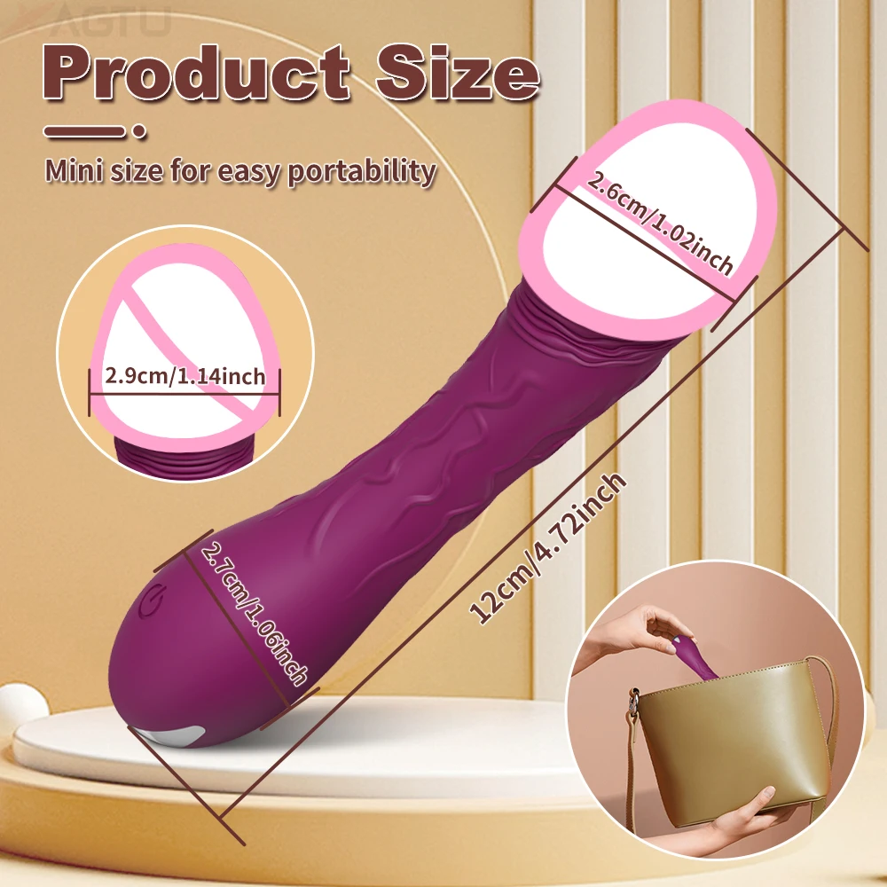 Rabbit Vibrator Mit Teleskop-stoßfunktion Für Damen_voghion.com