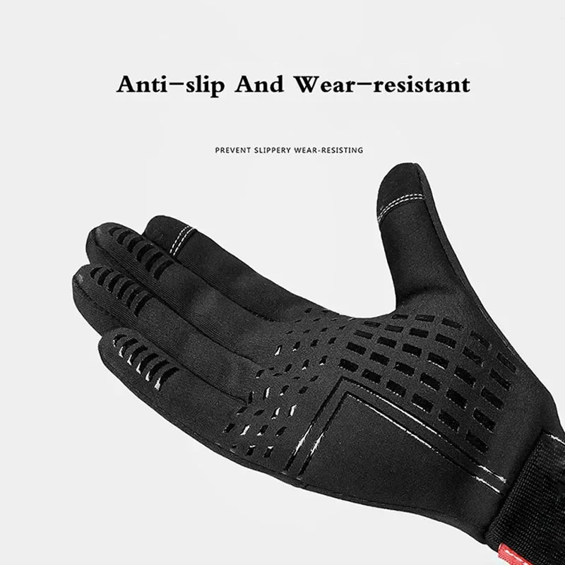 Touch Screen Warm Gloves Windproof Sports Water Non-slip Mitten Winter Full Finger for Men Women