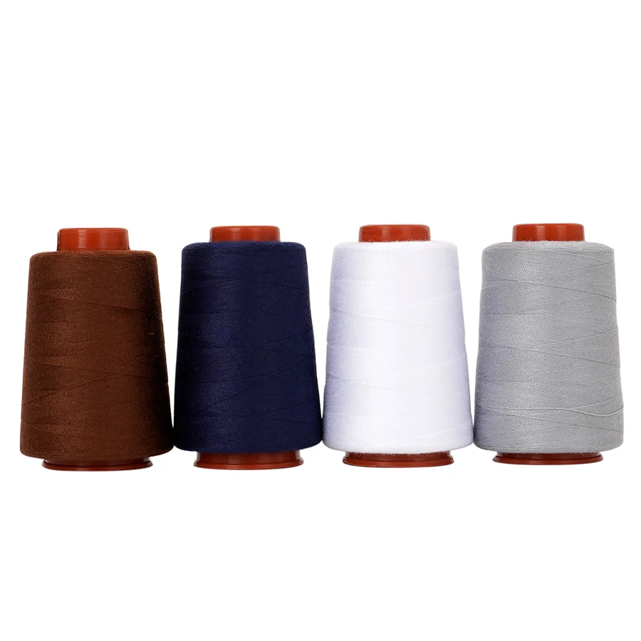 4 Stück 800 Yard Small Pagoda 402 Hochgeschwindigkeits-Nähmaschinen-Polyester-Denimfaden für Heim- und Handnähen – Detail 13