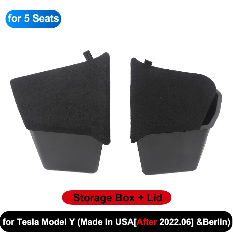 Boîte De Rangement Pour Coffre Arrière, Pour Tesla Model Y 2021 – 2022,  Bacs À Gauche Et À Droite, Plateau Latéral, Paquet De Rangement - Rangement  Rangement - AliExpress