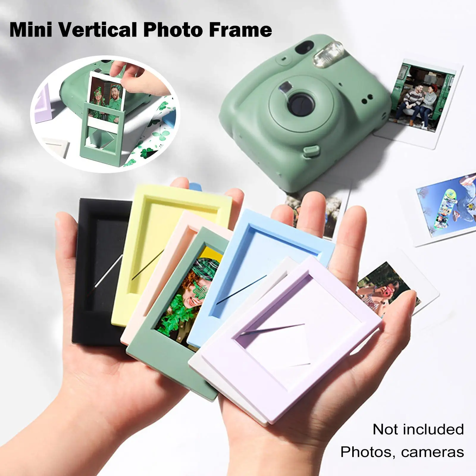 Colorful 3-Inch Instax Mini Film Vertical Photo Frame