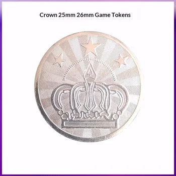 100 Pezzi Gettoni per Giochi Arcade a Moneta 24mm 25mm 26mm 27mm 28mm in Acciaio Inossidabile per Macchine Artiglio e Distributori di Giocattoli