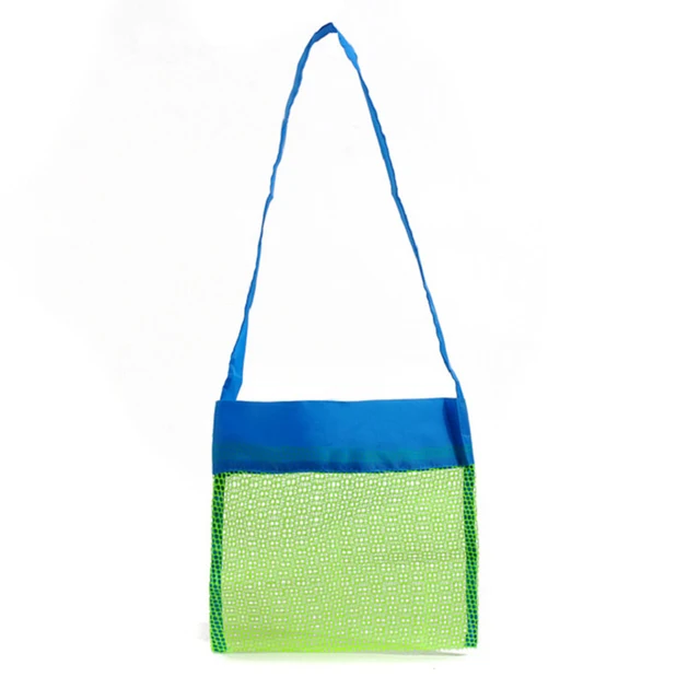 Portable Baby Sea Storage Mesh Bags for Children Kids Beach Sand Toys Net Bag Water Fun Sports Bathroom Clothes Towels Backpacks 4