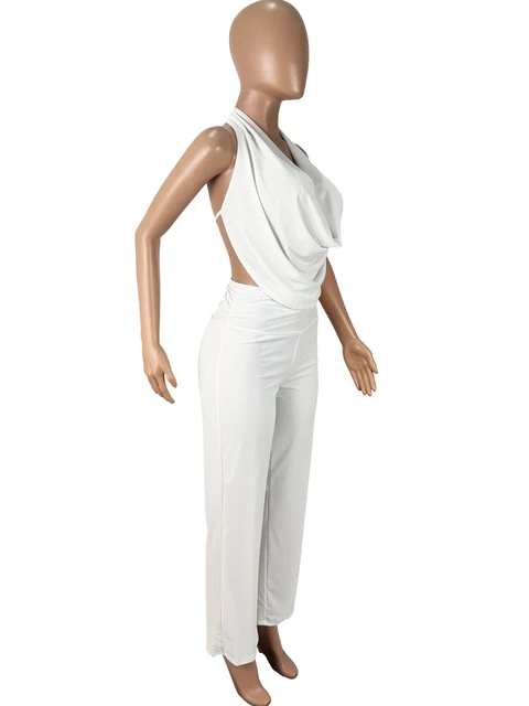 Jenny Halter Neck Ruched Pant Set 5