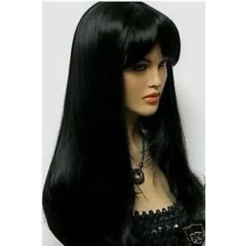 

Wigs hair wigs new fashion long straight bla hair wig women beautiful wigs