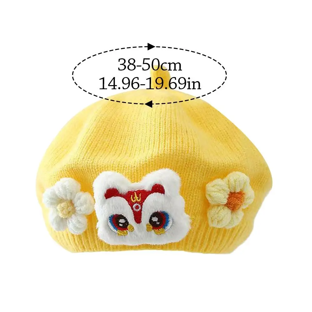 Soft Knitted Baby Beret Hat for Girls