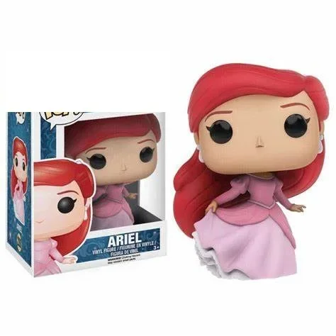 Funko Movies Disney Princess Ariel 220 # Movie Tv Mermaid Vinyl Figure Toys Action Toy Figures Pendenti Giocattoli Per Bambole