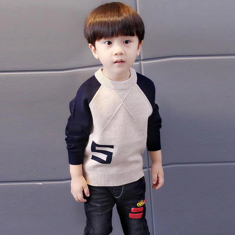 어린이 니트 스웨터 헤드 용수철, 가을 스타일, 소년, 중소, 어린이 면 스웨터, 2, 9 세