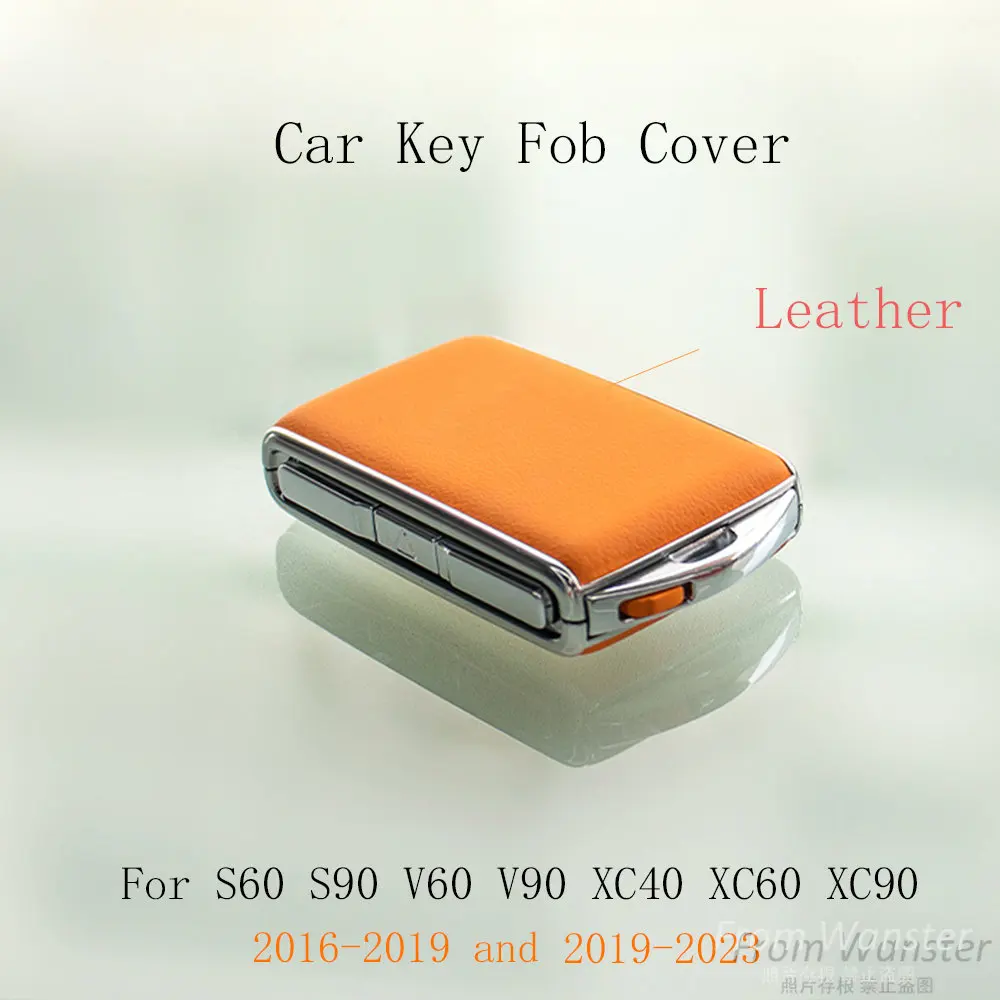 クロームメッキ亜鉛合金製キーケース キー変更対応 Volvo S60 S90 XC40 XC60 XC90 車のキーカバーケース 亜鉛合金車のキーケースキーレスカバーキーシェルカーアクセサリーボルボ XC60 XC90 XC40 S90 S