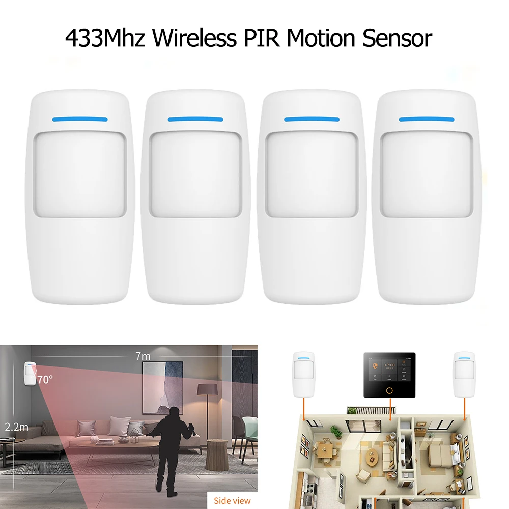 TAIBOAN 433MHz PIR Motion Sensor Image 1